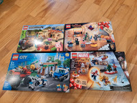 Lego minecraft 21160, city 60245, marvel 76231+76267