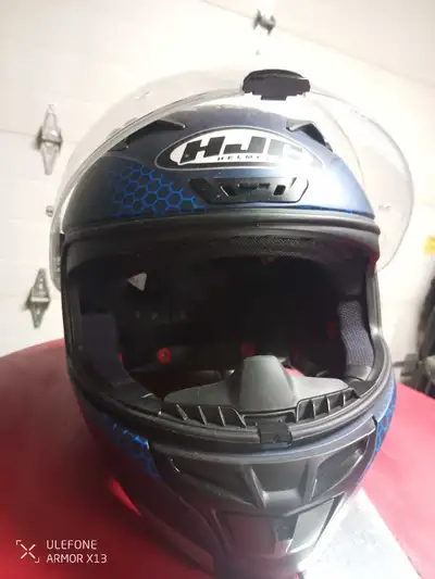 Selling my HJC i10 full-face motorcycle helmet, which is DOT and Snell approved, size medium (57-58c...