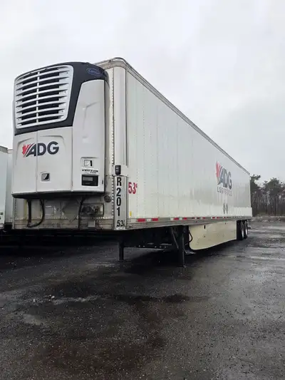 CIMC Reefer Trailer - Carrier - 2013 - flat floor Hours - 16,750 Call Iuri - 647-646-7550