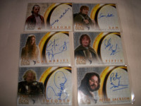 Lord of the Rings Autograph Cards for Sale