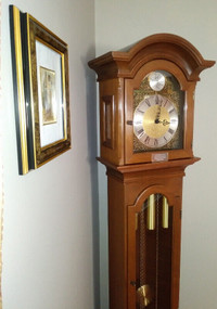 GRANDFATHER CLOCK - Tempus Fugit , Made in Germany.