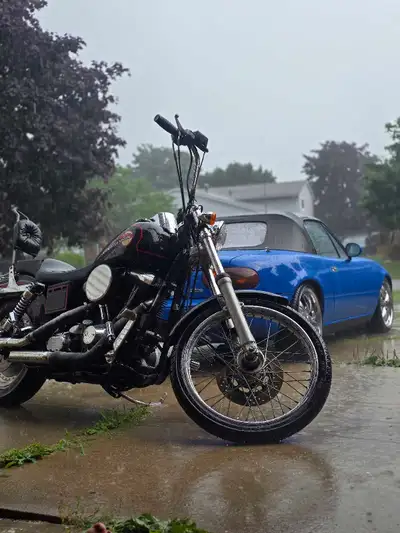 1994 Harley-Davidson Dyna Wide Glide — $7,000 OBO This old girl has been around the block — about 10...