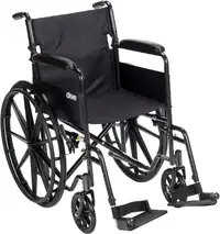 DRIVE wheelchair, 16,5" seat width, foldable