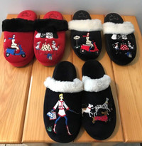 3 Pairs of Ladies ISOTONER Slippers - $5 Each