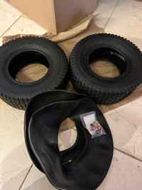 13x5.00-6  Rubber Air Filled Tires and Tubes w valve covers