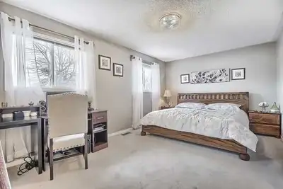 Private (master) room with walk-in closet and attached washroom on upper floor in a 4 bedroom detach...