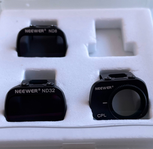 Neewer filtre ND8, ND32 et CPL, drone DJI mini, mini 2,  mini SE dans Appareils électroniques  à Ville de Québec - Image 3
