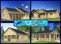 Bunkie Cabin Cottage DIY Log house / home Kits