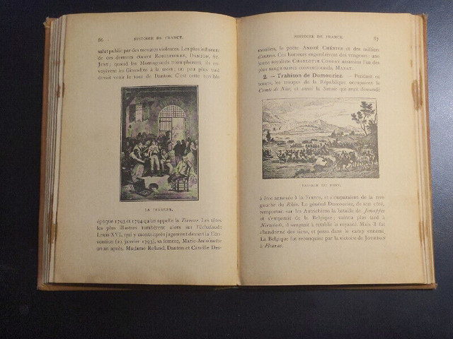 Livre Antique Histoire de France Leblond de Brumath Quebec 1912 dans Art et objets de collection  à Cornwall - Image 3