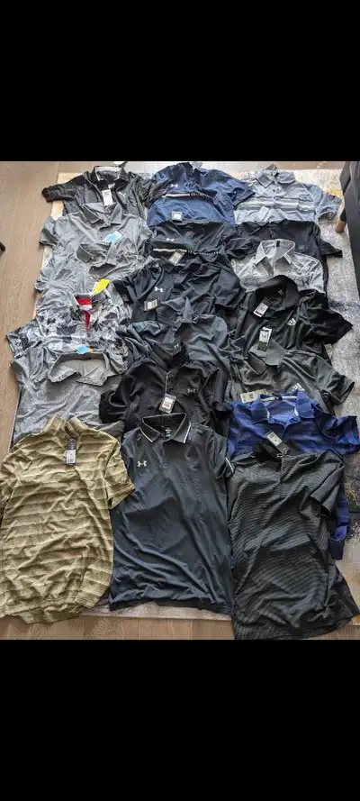 Bnwt Puma Under Armour and Adidas golf shirts. Adult size small $25 each or $20 for multiple shirts...