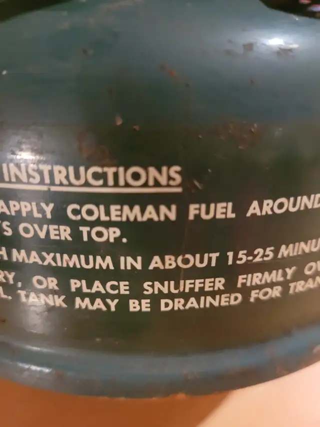 RADIATEUR AU GAS 3500 BTU / COLEMAN / 1968’S in Arts & Collectibles in Laurentides - Image 5