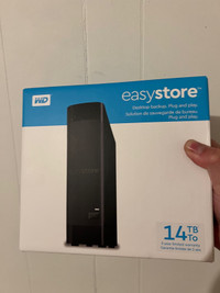 WD easystore Harddrive 14TB