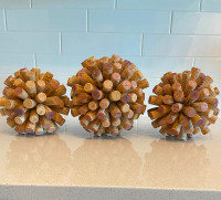 Cork Balls Made with Used Wine Corks