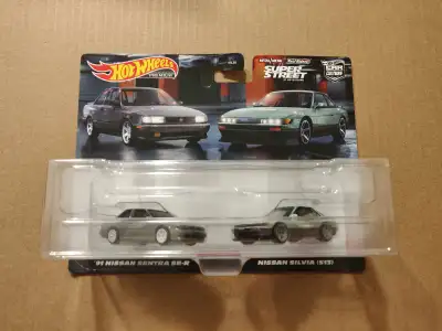 New Hot Wheels Premium Car Culture 2 Pack 1/64 diecast cars with Real Riders $25 ea. - 1991 Nissan S...