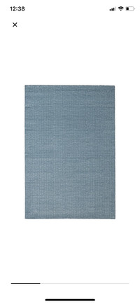 Large Blue Carpet 170 cm x 240 cm