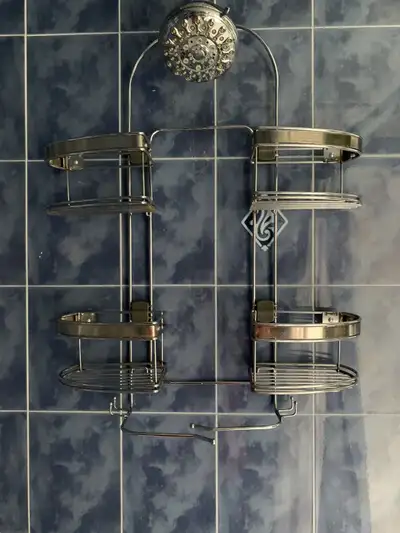 Stainless Steel Bathroom Basket Storage Rack Bathroom Shower , View more