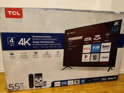 TCL 55" ROKU TV, View more