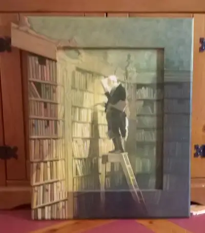 Karl Spitzweg Large Print "The Bookworm", View more