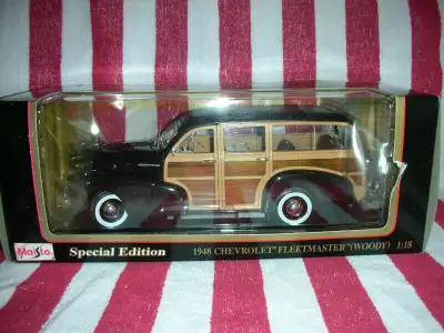 Die Cast 1 18 1948 Chevy Fleetmaster WOODY, View more