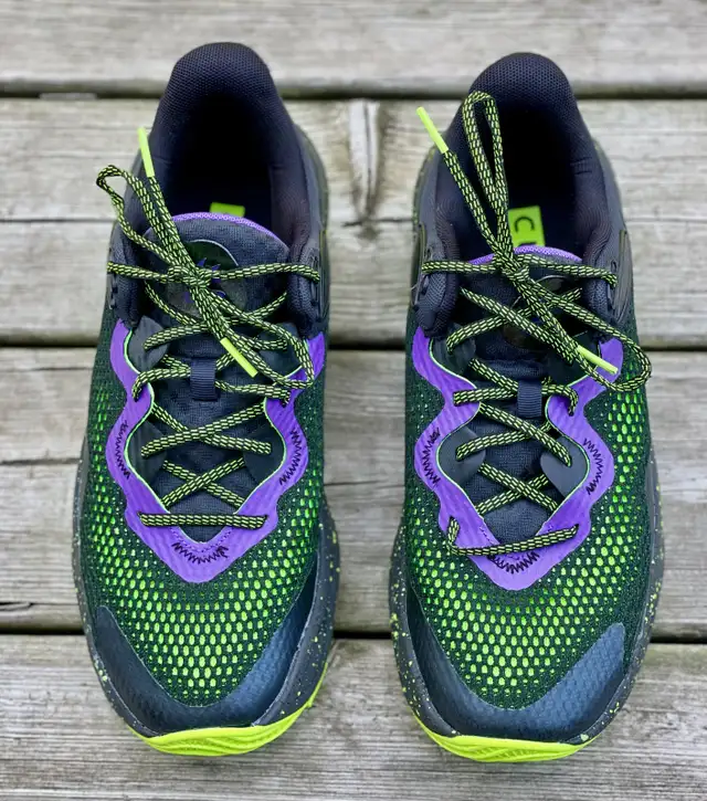 Under Armour Curry Splash 24 Size 10.5 Purple Green 3027636-500 in Men's Shoes in Kitchener / Waterloo - Image 4