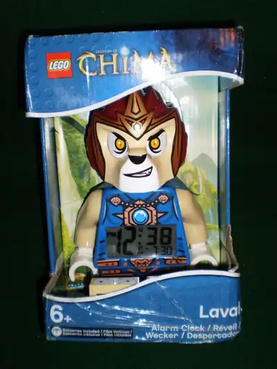 LEGO Kids 9000560 Legends of Chima Laval Alarm Clock Looks NEW in damaged box $30 Lego 2 LED Dynamo...