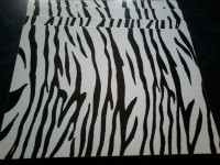 Set of Four Zebra Print Placemats ($10)