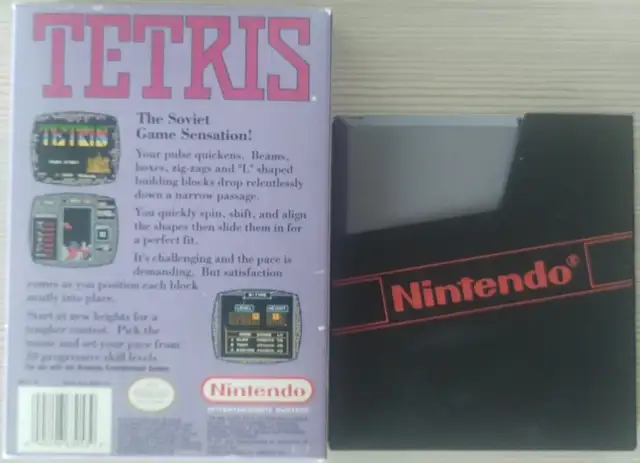 Tetris (Nintendo Entertainment System/NES, 1989) Complete In Box in Older Generation in City of Montréal - Image 4