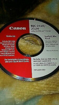 Canon BJC-2110/2120 Printer Driver CD
