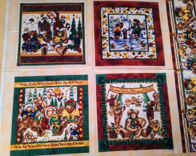 NEW, Christmas fabric pillow panel in Hobbies & Crafts in Oakville / Halton Region