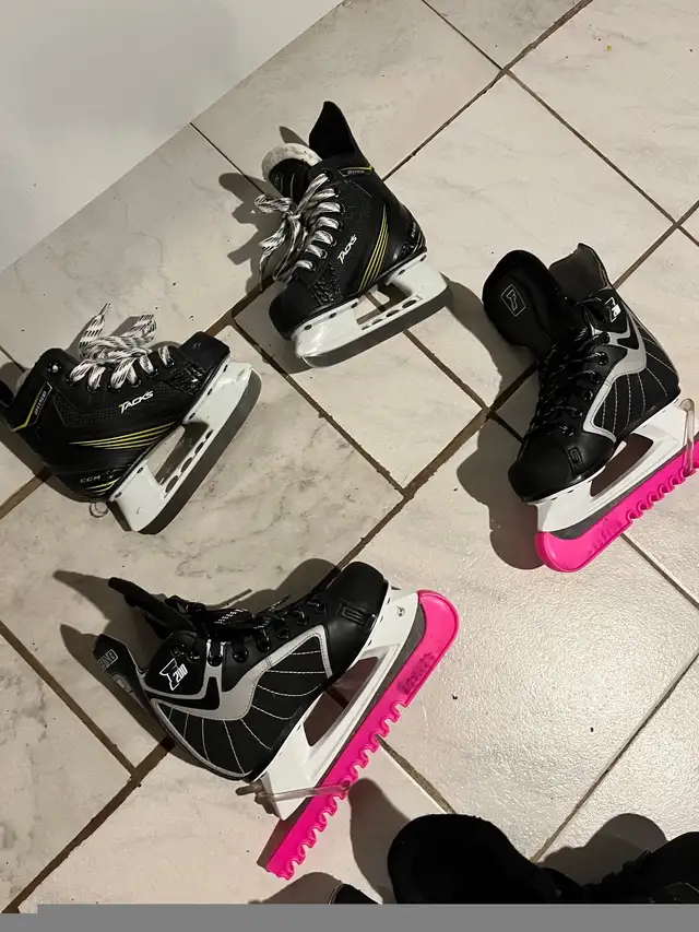 Patins à glace: deux pour enfants et un pour adulte ,prix variés in Hockey in Laval / North Shore - Image 5