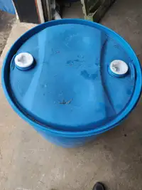 55 gallon drums,for flotation.