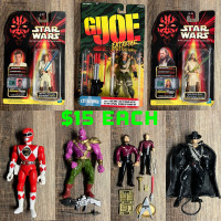 90s Toys Star Wars Phantom Menace GI JOE Extreme Power Rangers +