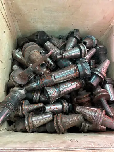 Milling machine #50 taper tool holders. 50NT taper and #50 cat. From $35.00 each Located Colborne, O...