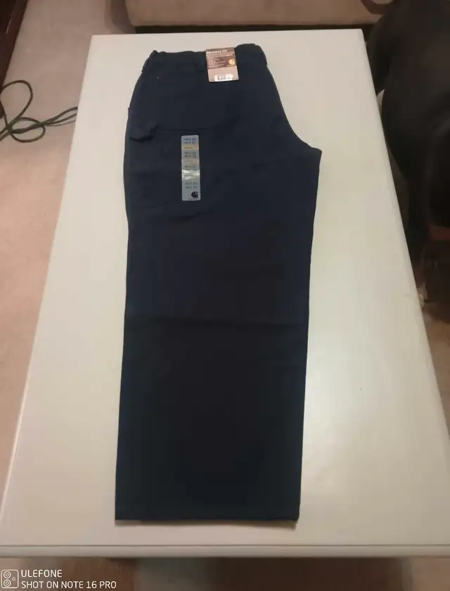 BNWT CARHARTT WASHED DUCK WORK PANTS in Men's in Kitchener / Waterloo - Image 2