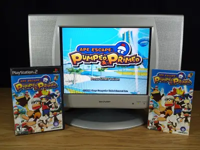 Playstation 2 Ape Escape Pumped & Primed (Complet), View more