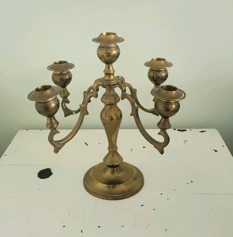 Vintage brass candelabra. for sale  