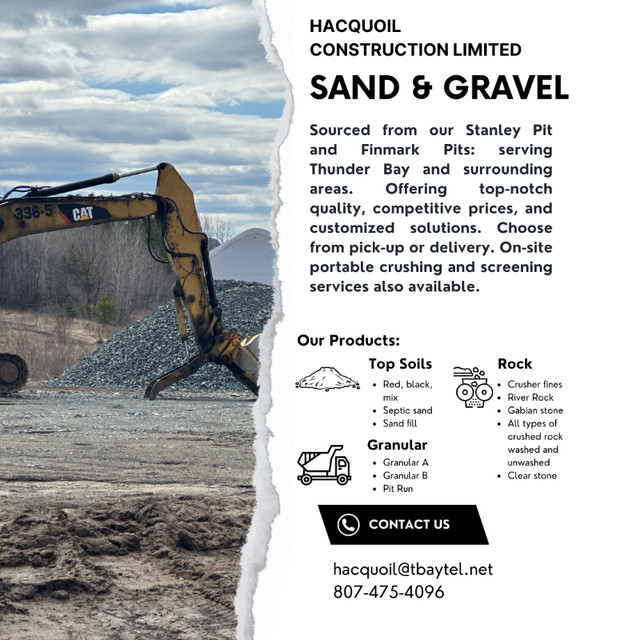 Sand & Gravel in Other Business & Industrial in Thunder Bay - Image 3