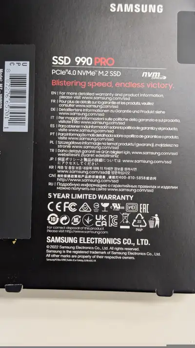 2TB Samsung 990 PRO, View more