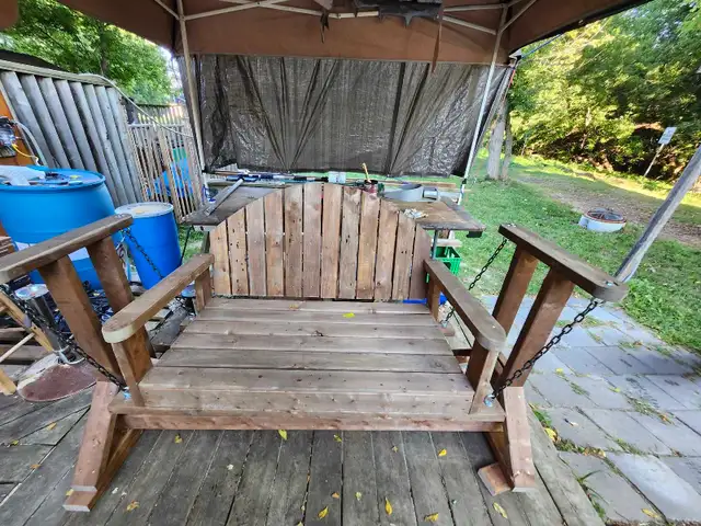 outdoor glider swing
