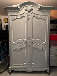 Wonderful Antique French Country Wardrobe