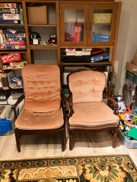 Wooden armchairs - $25 each