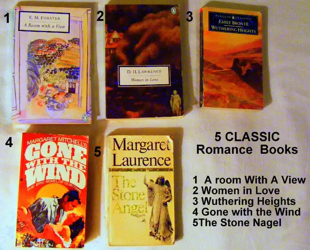 5 books  Classics Fiction romance famous authors all 5 $25, in Fiction in City of Toronto - Image 2