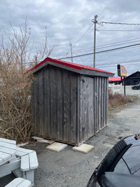 6 x 8 shed with panel