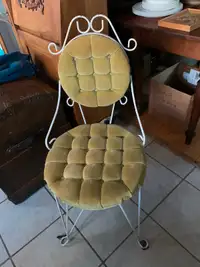 Vintage iron chair