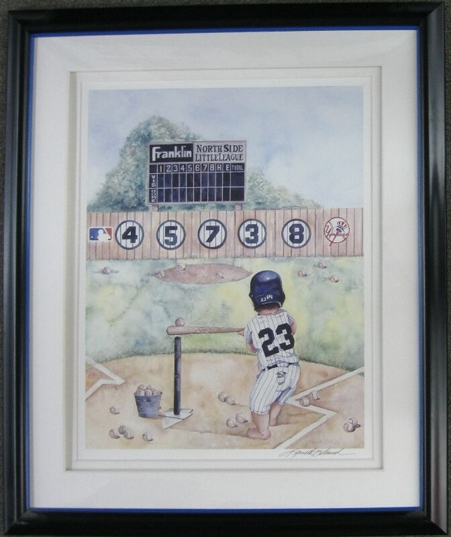 Don Mattingley #23 -N.Y. Yankees Framed Picture in Arts & Collectibles in Winnipeg