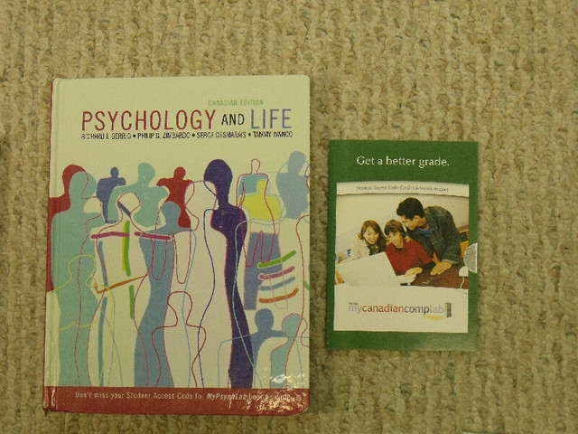 Psychology and Life Textbook Canadian Edition & Access Code in Textbooks in Winnipeg