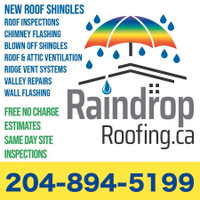 Raindrops Keep Falling on Your Head? You Need Raindrop Roofing!