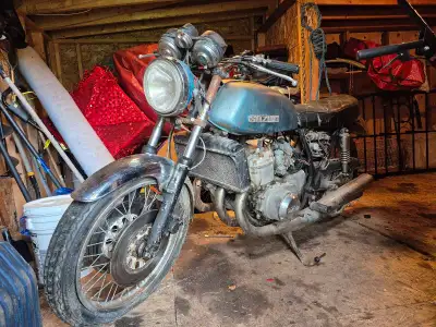 72 gt750. Waterbuffalo project, has registration and lots of parts to go with