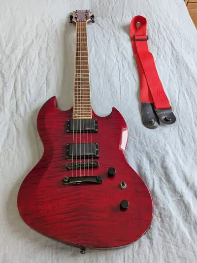 ESP Ltd Viper-200FM electric guitar, View more