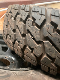Mud terrain 33x9.50r15LT two tires for sale